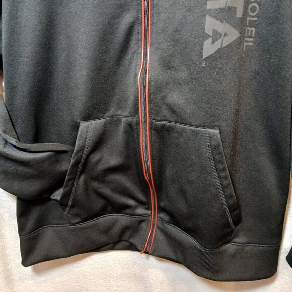 Cirque du Soleil VOLTA fulll Zip Hoodie Sweatshirt Black Size XL - Picture 4 of 9